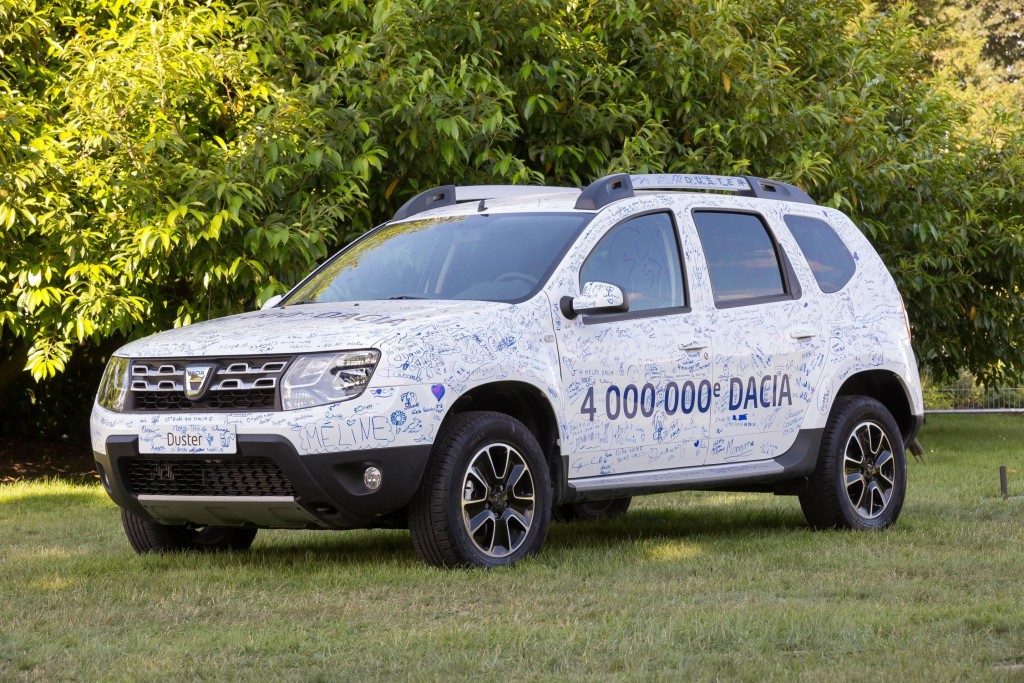 4,000,000 Dacia sold worldwide LEAD